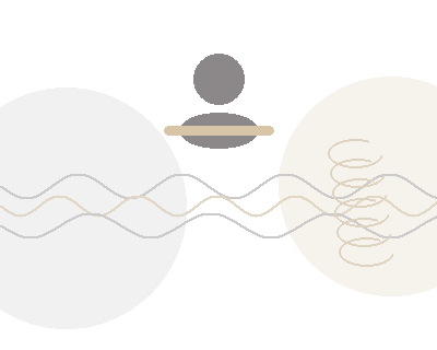 Illustration som symboliserar stress och oro